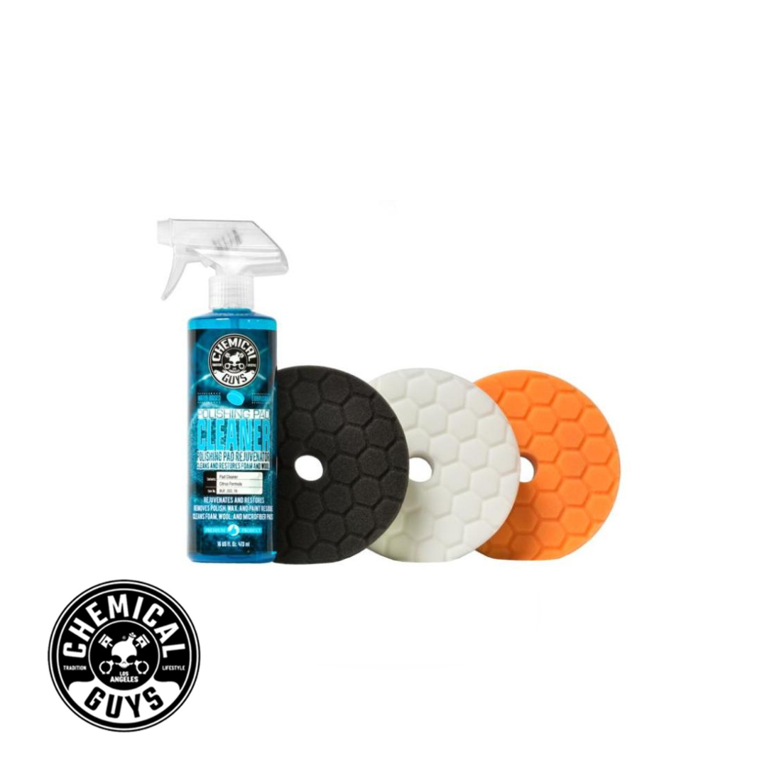 Chemical Guys HexLogic Quantum Finishing Pad Black (5.5 Inch