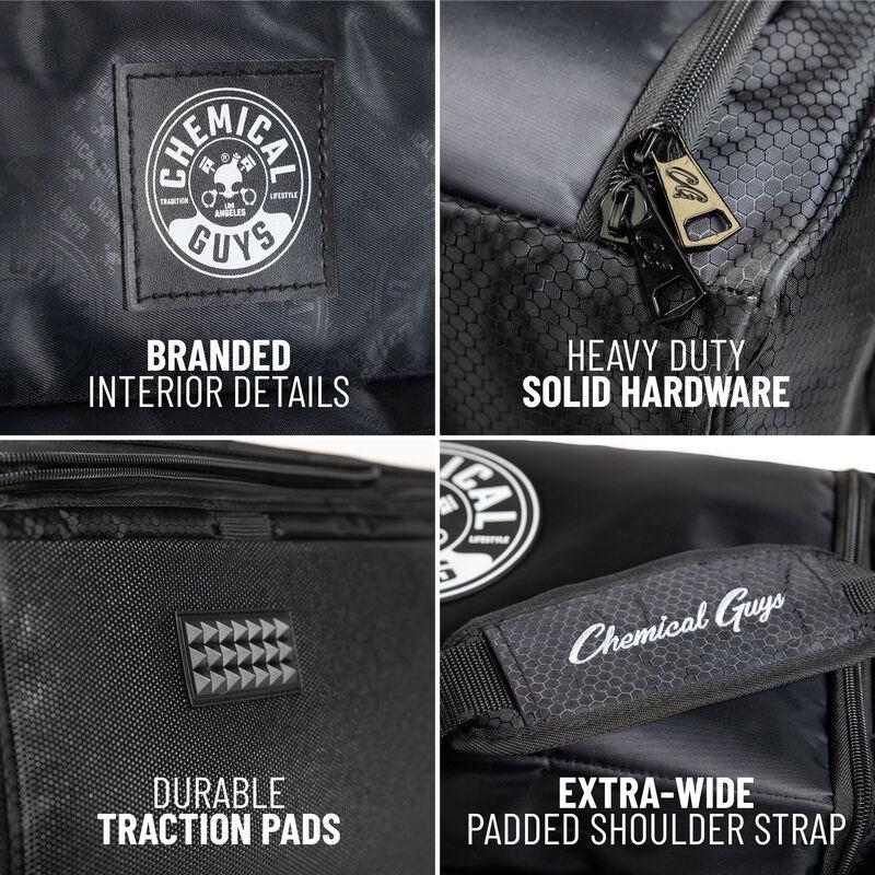 Chemical Guys Arsenal Range Trunk Organizer & Detailing Bag With Polisher Pocket (21" x 12" x 14")