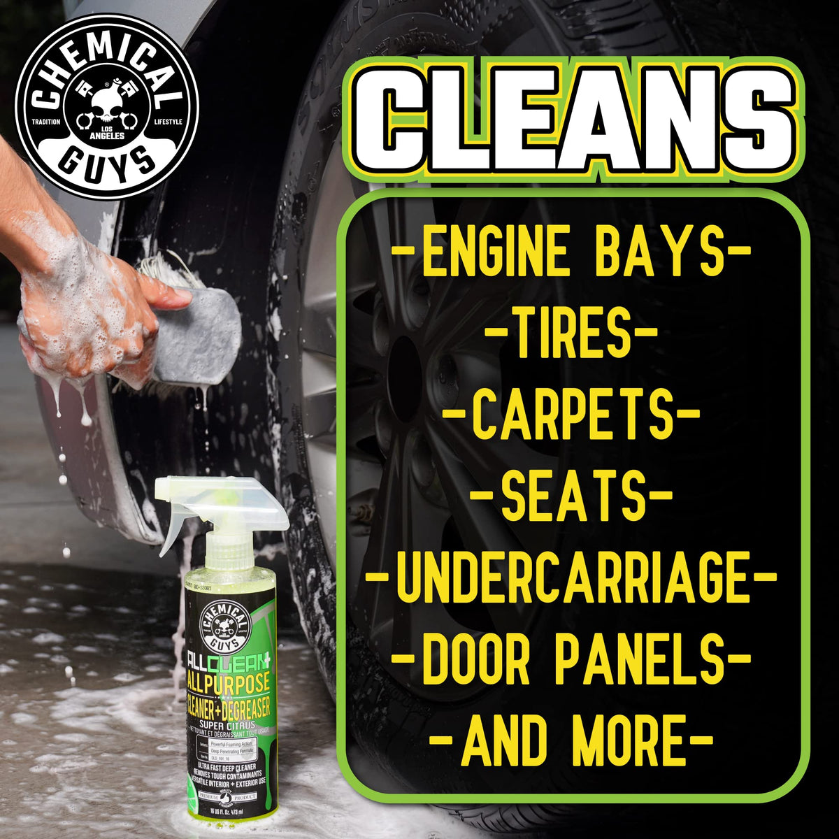 Chemical Guys Leather Cleaner - Colorless & Odorless Super Cleaner