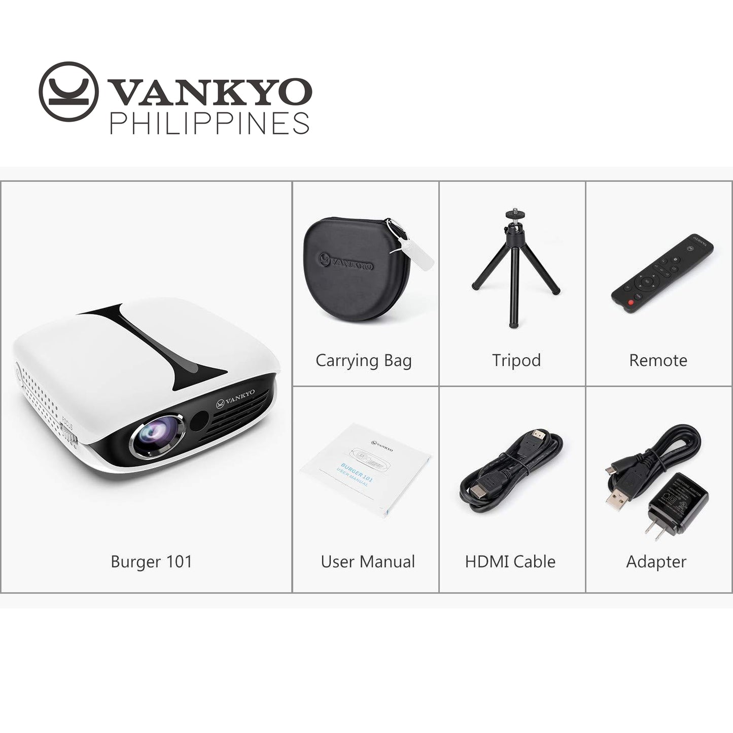 Vankyo Burger 101 Mini Projector