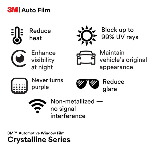 3M Auto / Car Tint Crystalline 20/40/70/90