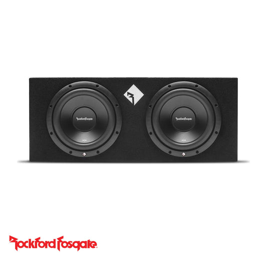Rockford Fosgate Prime R2-2X10, Sealed enclosure with two 10" Prime R2D2 subwoofers