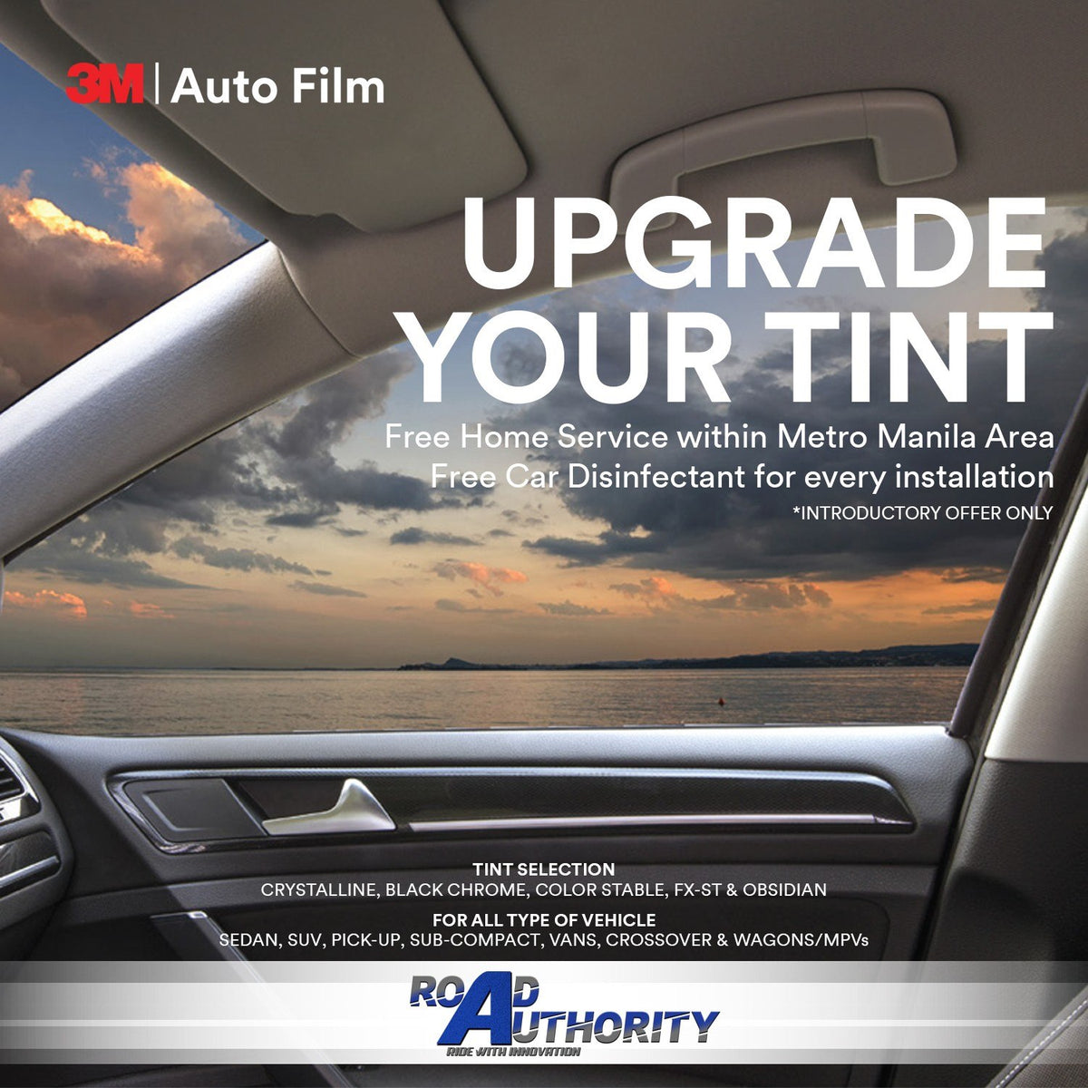 Upgrade your car tint with 3M™ Automotive Tint roadauthority