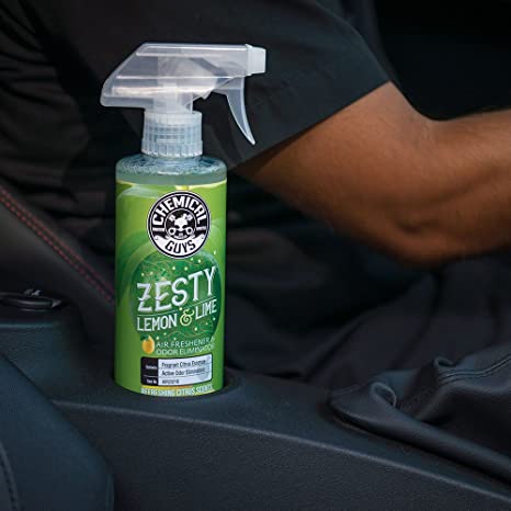 Chemical Guys Zesty Lemon Lime Scent Air Freshener And Odor Eliminator (16 Fl. Oz.)