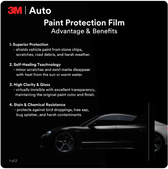 3M Paint Protector Film (PPF) Service Only