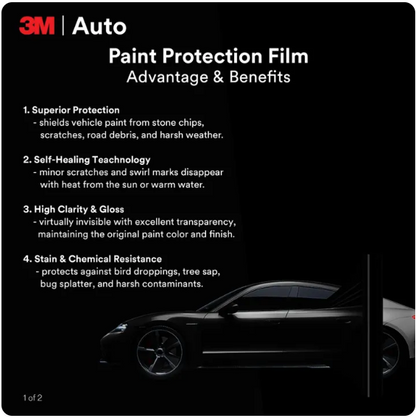 3M Paint Protector Film (PPF) Service Only