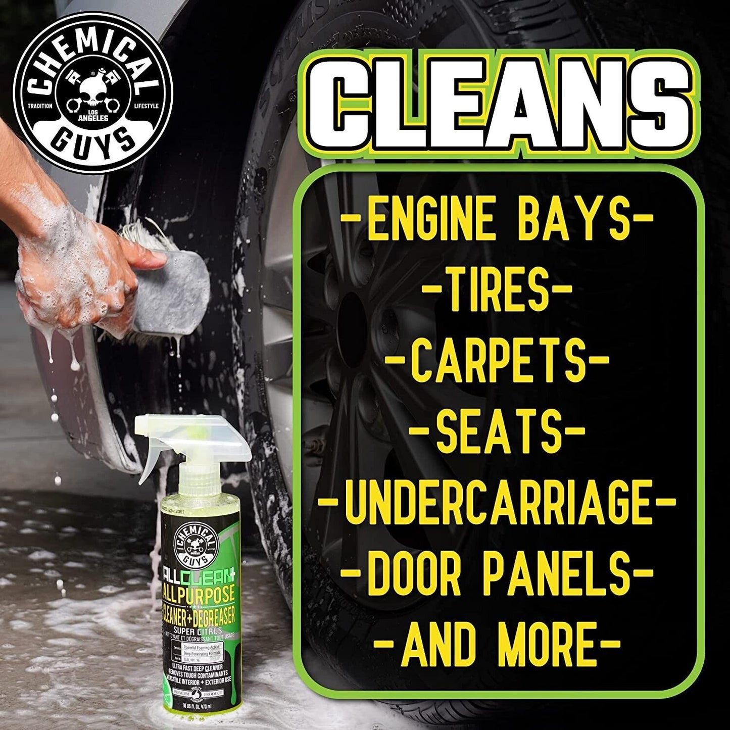 Chemical Guys All Clean Citrus Base All Purpose Cleaner (16 Fl. Oz.)