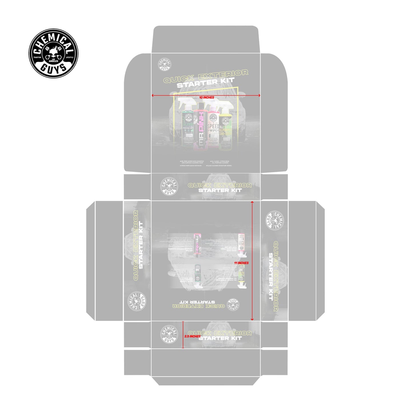 Chemical Guys Quick Exterior Starter Kit with box