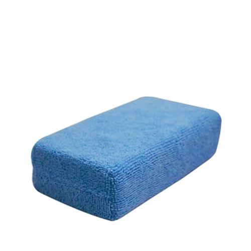 Chemical Guys Premium Grade Microfiber Applicators, Blue 2" x 4" x 6" (2 Pack)