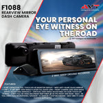 AVT F1088 Rearview Dash Camera 2 way