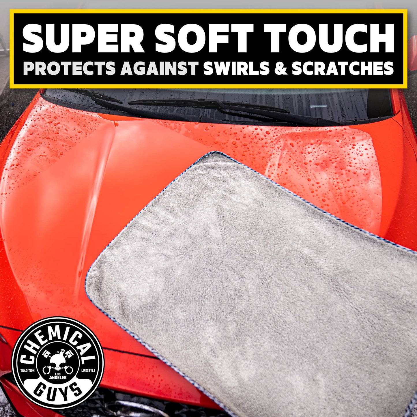 Chemical Guys Woolly Mammoth Microfiber Dryer Towel, 36" X 25"