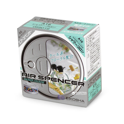 Air Spencer Car Freshener Eikosha Can Type - Shower Cologne x 2 cans