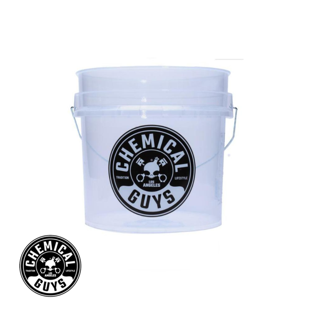 Chemical Guys Heavy Duty Ultra Clear Detailing Bucket (4.25 Gallons)