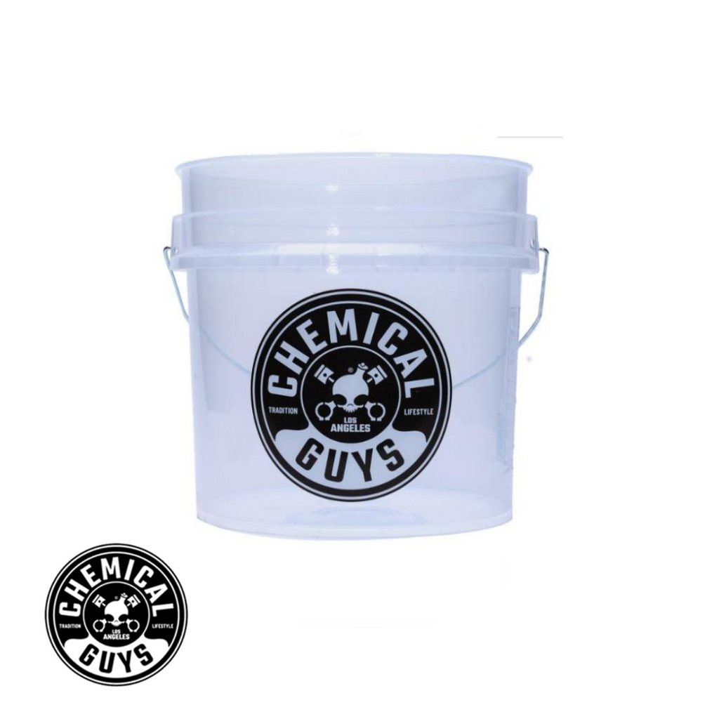 Chemical Guys Heavy Duty Ultra Clear Detailing Bucket (4.25 Gallons) –  roadauthority