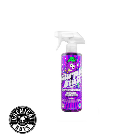 Chemical Guys Purple Stuff Grape Soda Scent Air Freshener And Odor Eliminator (16 Fl. Oz.)