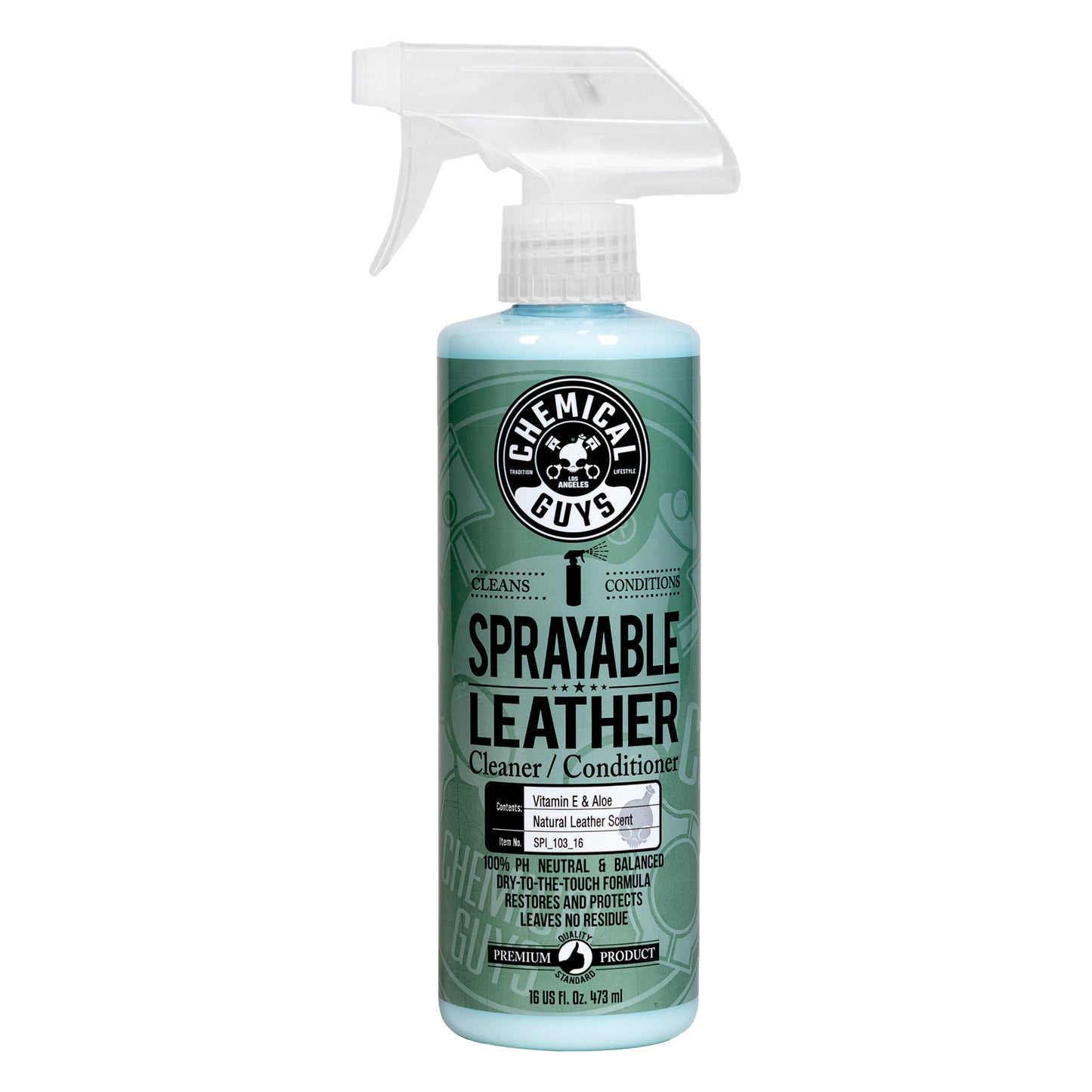 Chemical Guys Sprayable Leather Cleaner And Conditioner In One (16 Fl. Oz.)