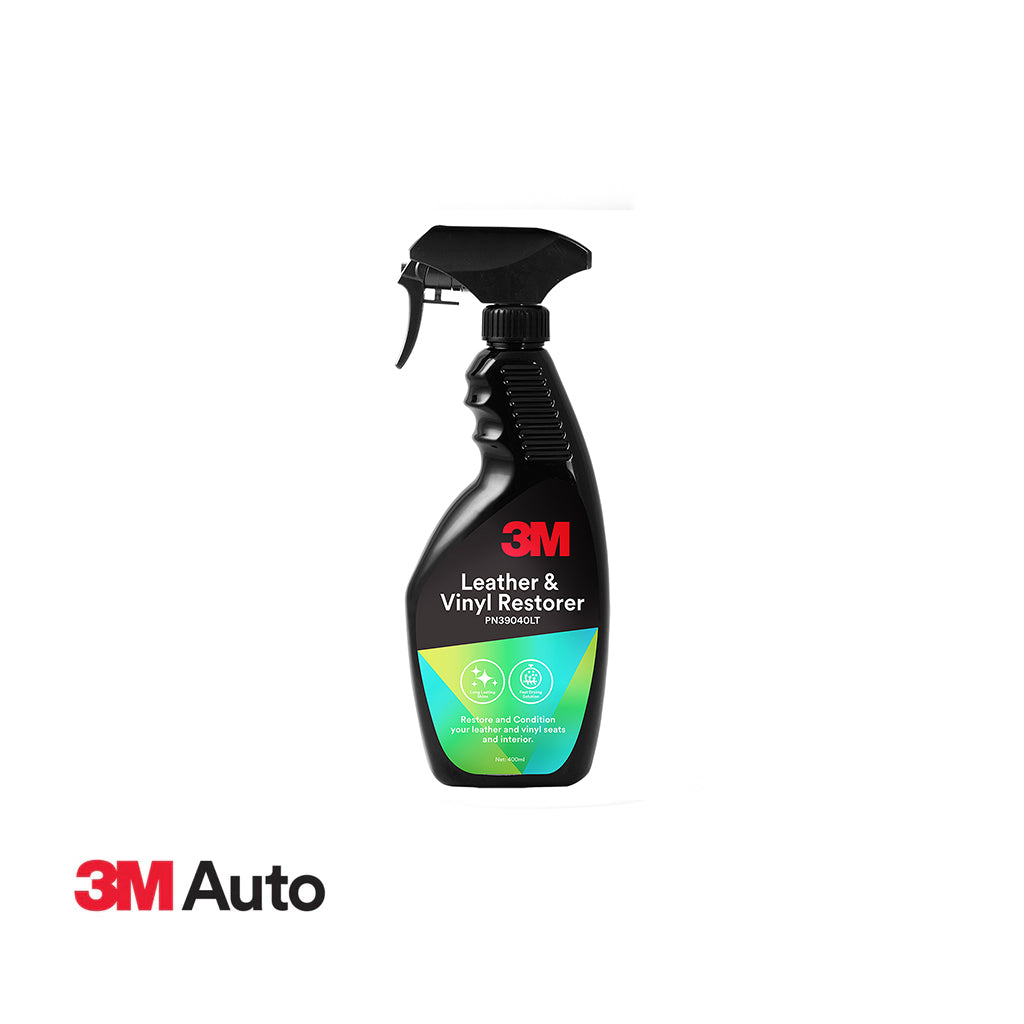 3M Autocare Set (Tire Dressing, Spray Wax, Wash and Wax, Leather and Vinyl Restorer)