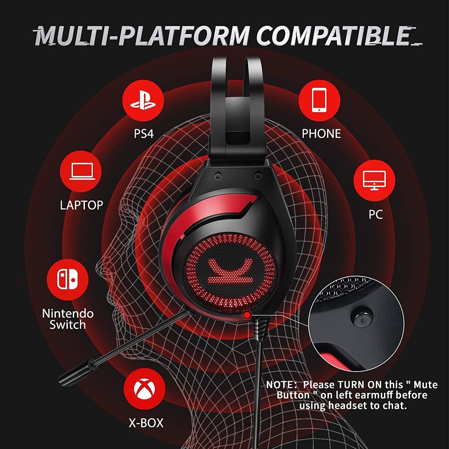 Vankyo Gaming Headset CM7000 Pro Headphone