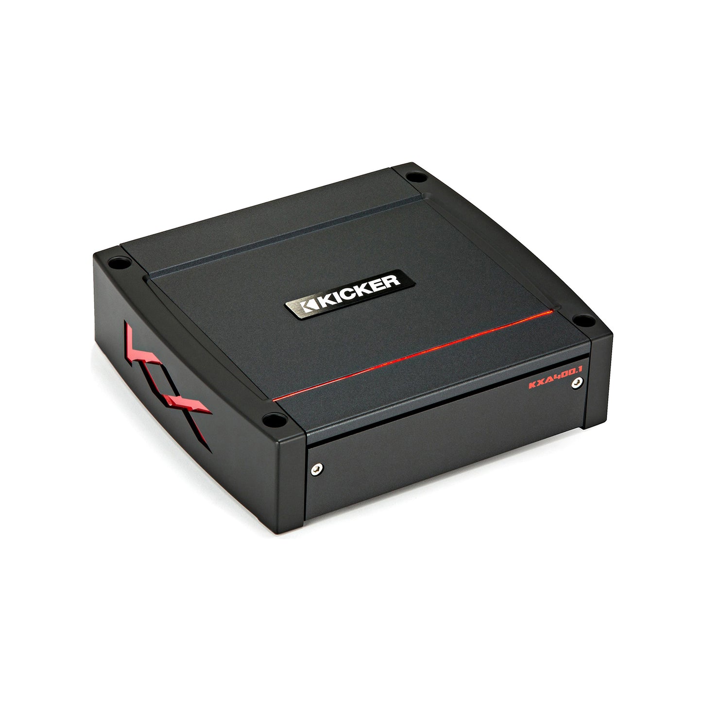 KICKER Amplifier 44KXA4001	Mono Subwoofer Amplifier — 400 watts RMS x 1 at 2 ohms