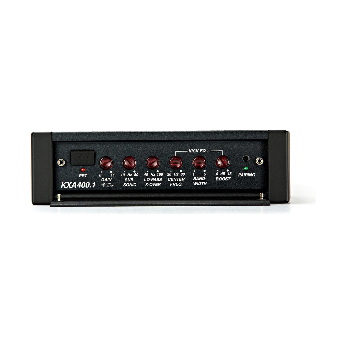 KICKER Amplifier 44KXA4001	Mono Subwoofer Amplifier — 400 watts RMS x 1 at 2 ohms