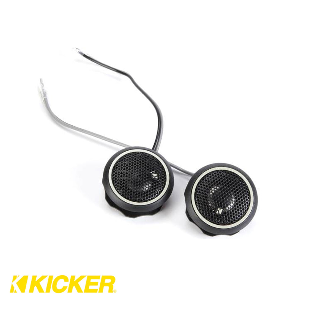 Kicker CST20 .75-inch (20mm) Tweeter/Crossover System, 4-Ohm; RoHS Com ...