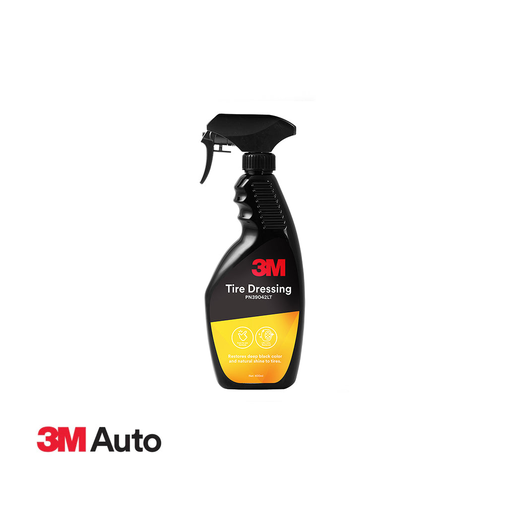 3M Autocare Set (Tire Dressing, Spray Wax, Wash and Wax, Leather and Vinyl Restorer)