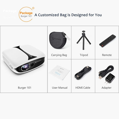 Vankyo Burger 101 Mini Projector