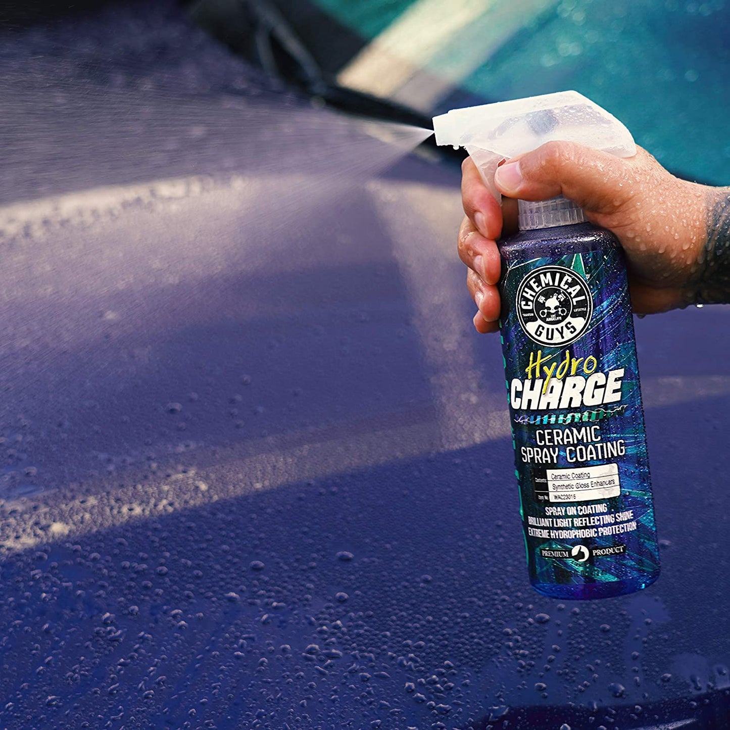 Chemical Guys Hydro Charge High-Gloss Hydrophobic Sio2 Ceramic Spray Coating