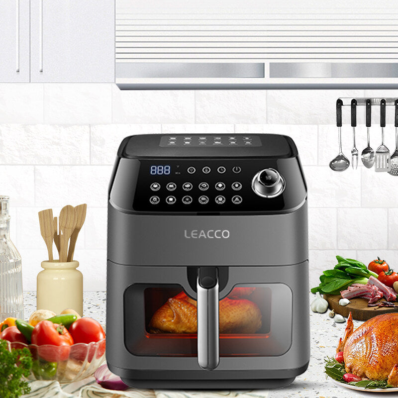 Leacco Af060 Air Fryer 6QT Black