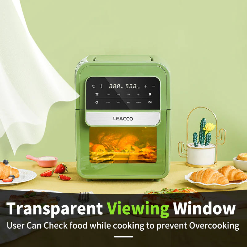 Leacco AF013 Air Fryer Oven Digital 8QT 10L - Green