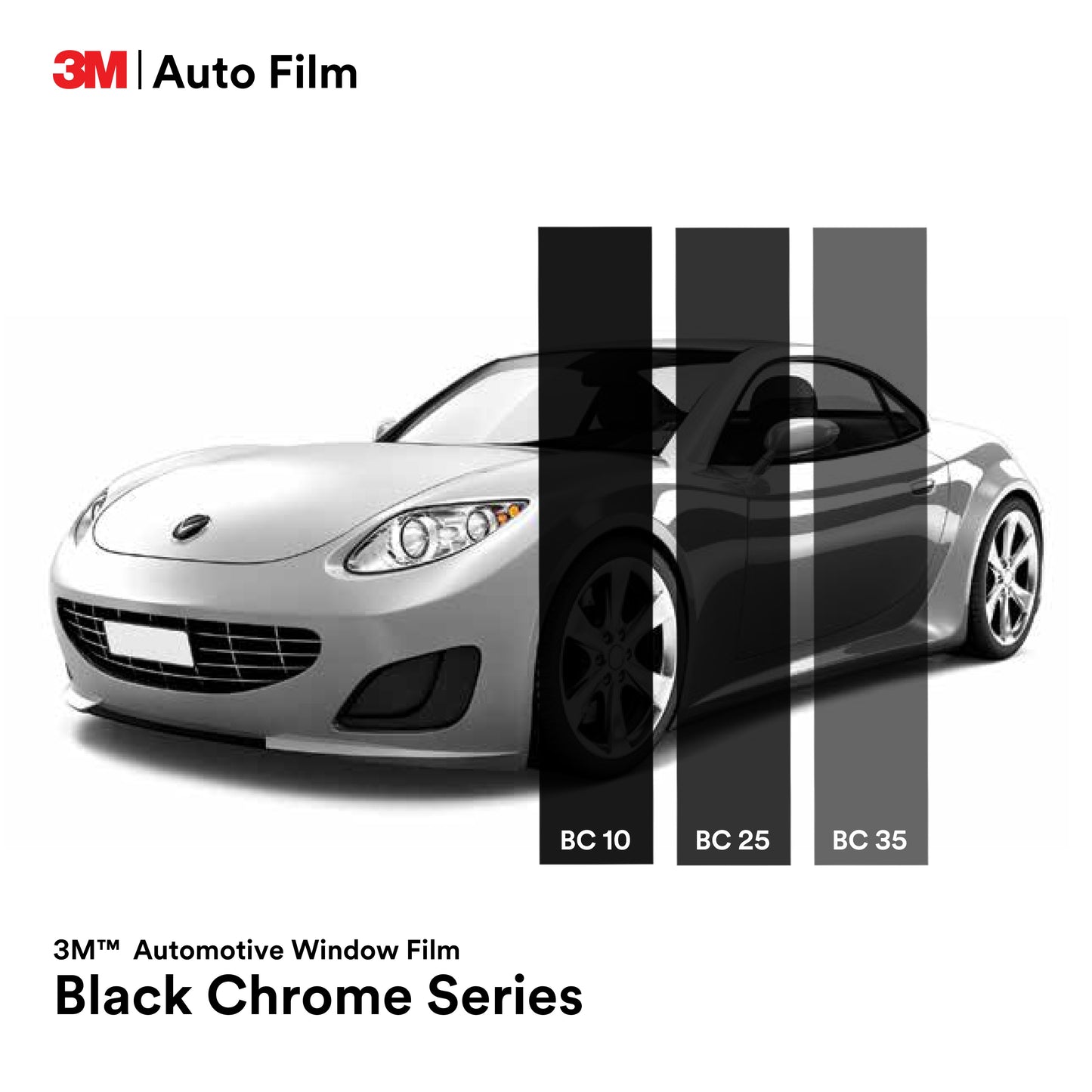 3M Auto / Car Tint Black Chrome 10/20/35