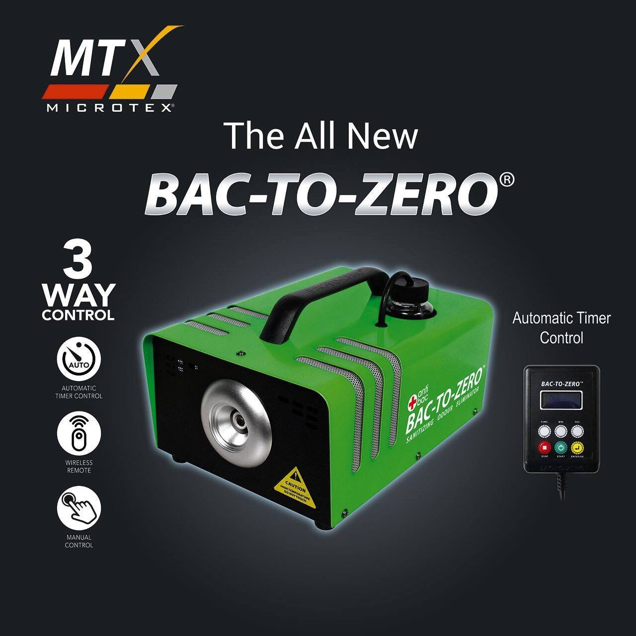 Microtex Bac-To-Zero Machine Starter Kit Set with Solutions