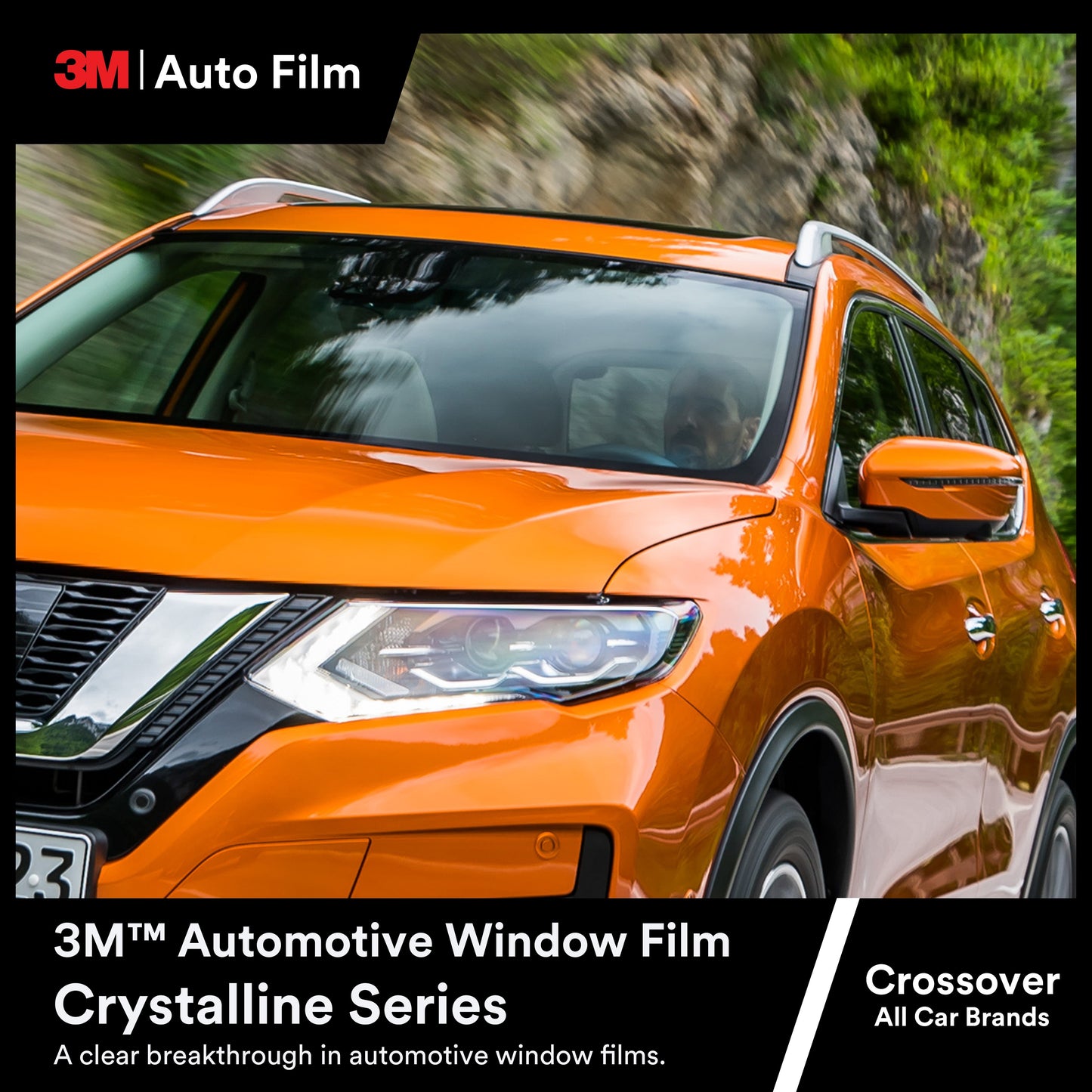 3M Auto / Car Tint Crystalline 20/40/70/90 (Wrap Around