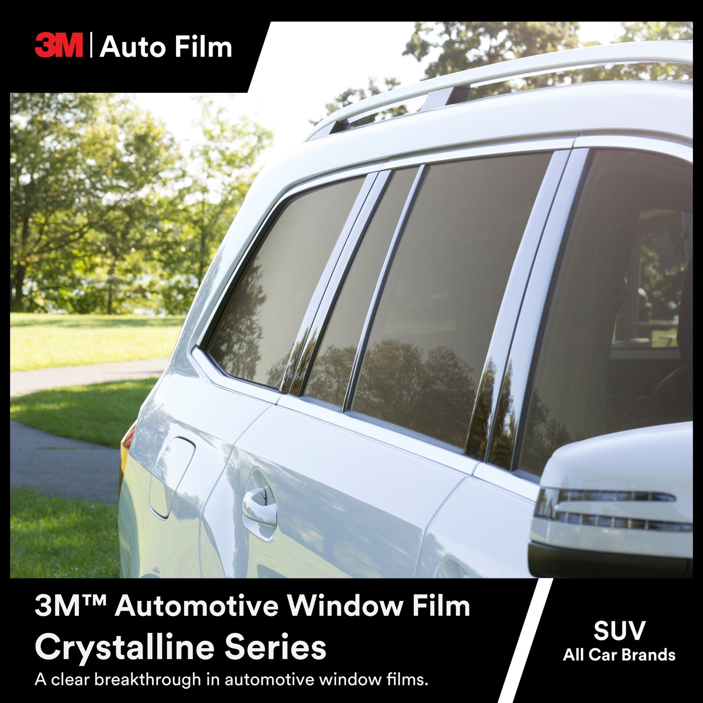 3M Auto / Car Tint Crystalline 20/40/70/90 (Wrap Around