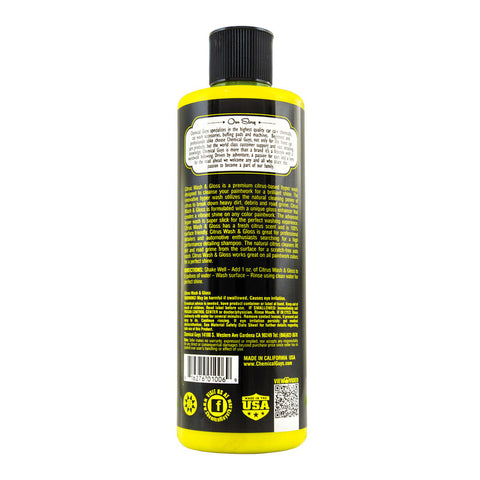 Chemical Guys Citrus Wash And Gloss Concentrated Car Wash (16 Fl. Oz.) –  roadauthority