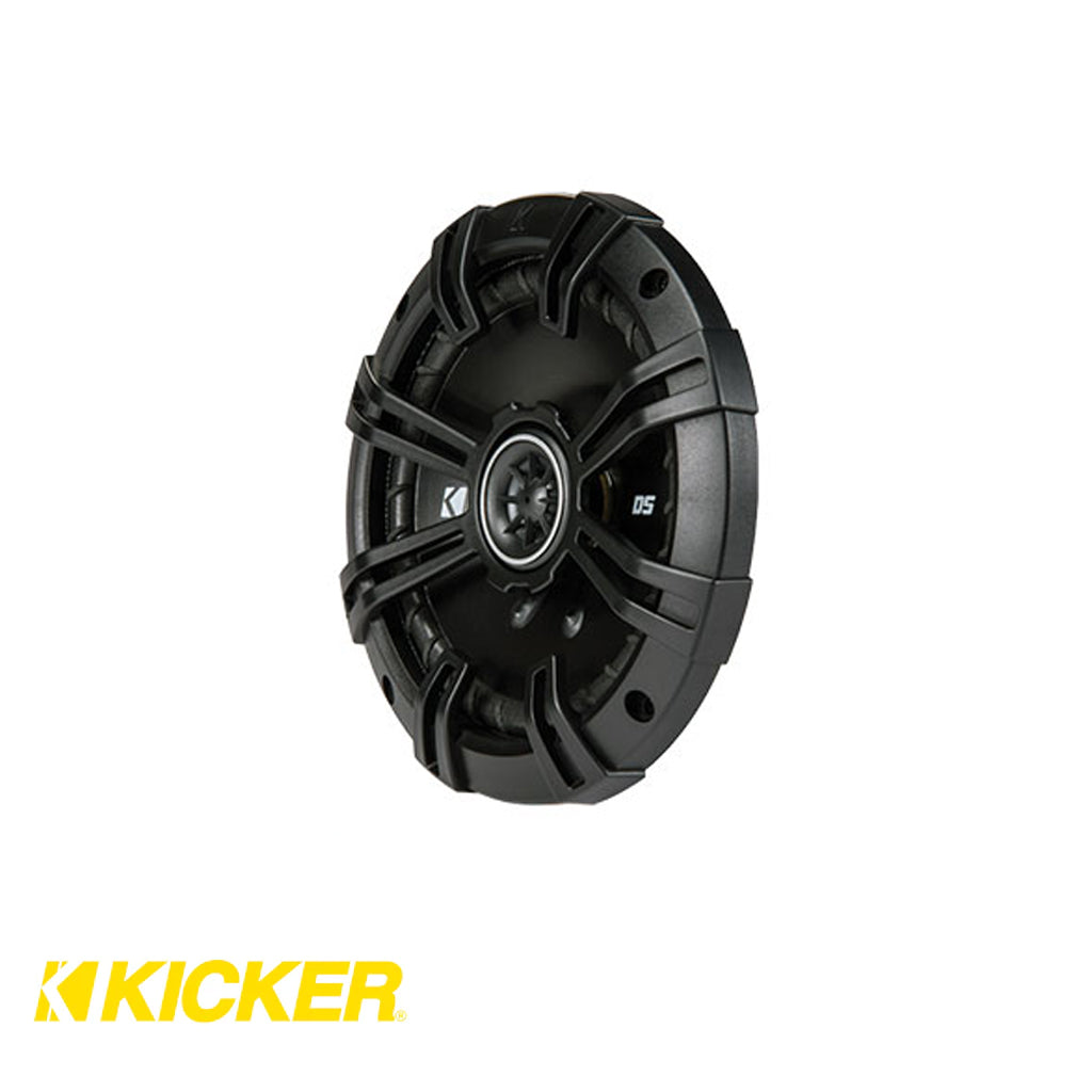 Kicker DSC650 6.5-Inch (160-165mm) Coaxial Speakers, 4-Ohm