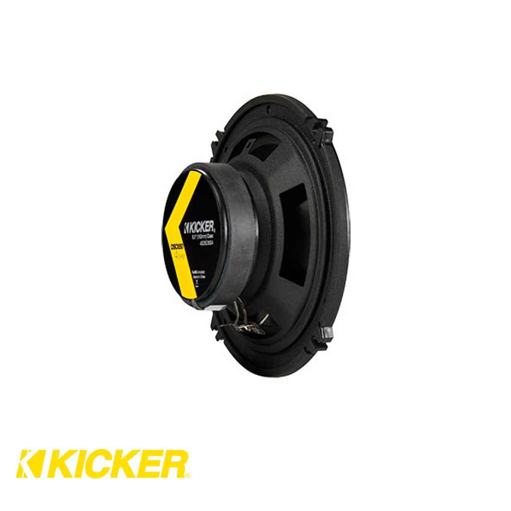 Kicker DSC650 6.5-Inch (160-165mm) Coaxial Speakers, 4-Ohm