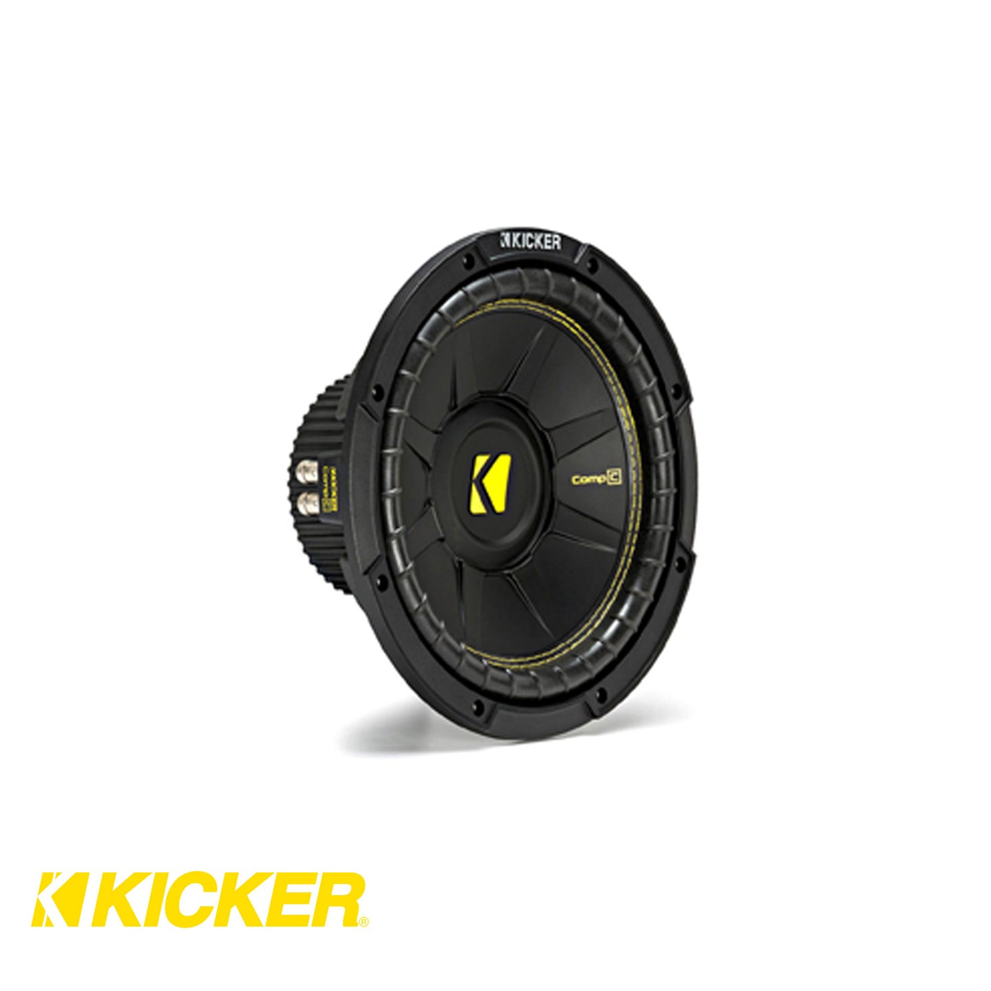 Kicker 44CWCD104 CompC Series 10" Subwoofer With Dual 4-Ohm Voice Coils