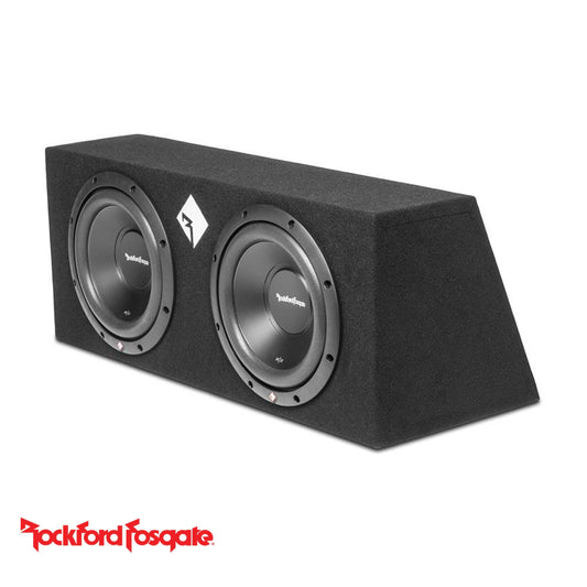 Rockford Fosgate Prime R2-2X10, Sealed enclosure with two 10" Prime R2D2 subwoofers