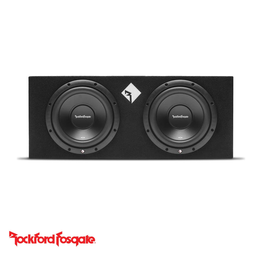 Rockford Fosgate Prime R2-2X10, Sealed enclosure with two 10" Prime R2D2 subwoofers