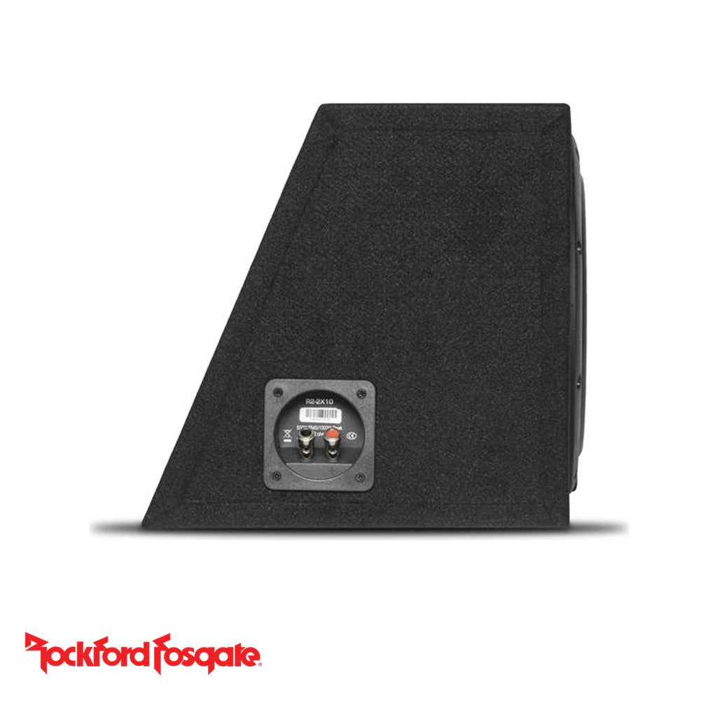 Rockford Fosgate Prime R2-2X10, Sealed enclosure with two 10" Prime R2D2 subwoofers